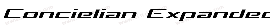 Concielian Expanded字体转换